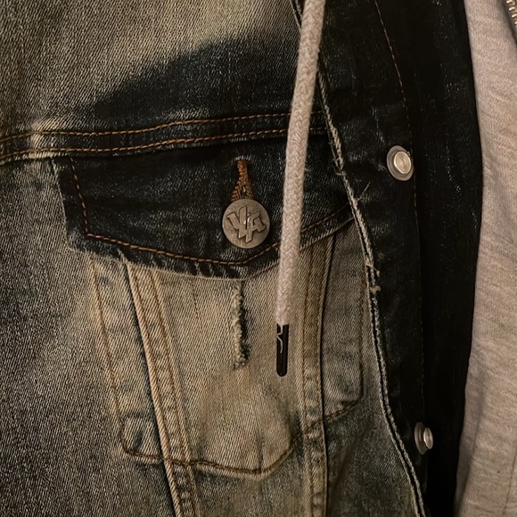 YoungLA Denim Zip-Up Jacket - Picture 4 of 5